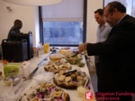 Lunch at the April 28, 2017 conference and summit for litigation finance in New York City