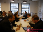 Speed Networking - among litgators and hedge funds at the April 28, 2017 New York City and Litigation Funding Conference