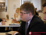 Speed Networking - among litgators and hedge funds at the April 28, 2017 event for global litigation professionals in New York City