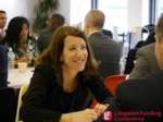 Speed Networking - among litgators and hedge funds at the April 28, 2017 New York City and Litigation Funding Conference